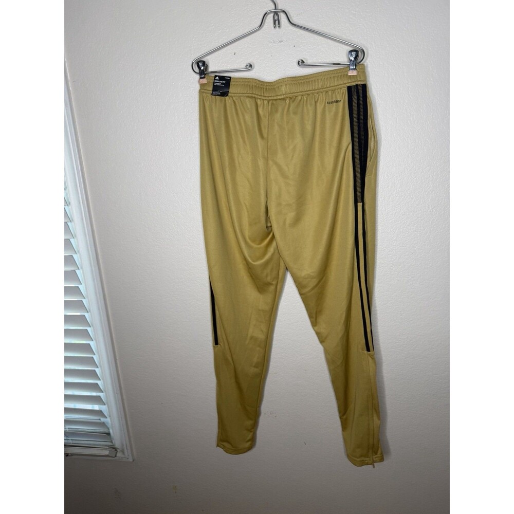 Adidas Mens Joggers Track pants Adidas tiro pants Sz M Gold Soccer Football - Picture 13 of 14